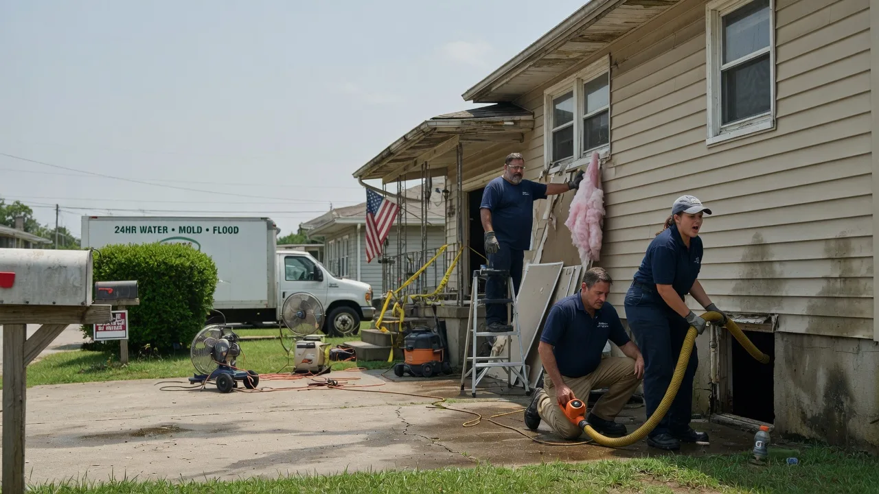 Water Damage Repair in Starks, LA near me